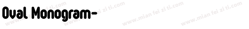 Oval Monogram字体转换